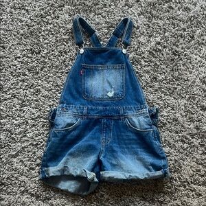Levi's Blue Denim Overalls